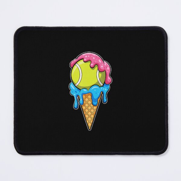 Item preview, Drippy Tennis Ball Ice Cream Cartoon Illustration designed and sold by WayTBeenkenArt.