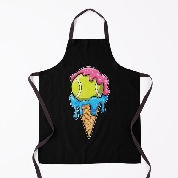 Item preview, Drippy Tennis Ball Ice Cream Cartoon Illustration designed and sold by WayTBeenkenArt.