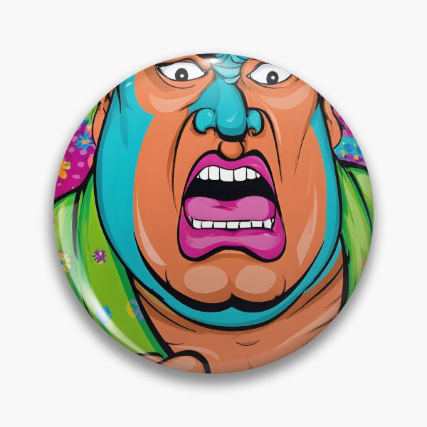 Item preview, Fierce Sumo Wrestler in Bright Colors and Style designed and sold by Artessie.