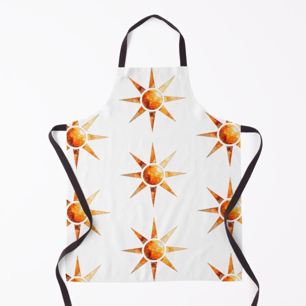Item preview, Marbled Sun with Orange and Yellow Rays designed and sold by katifinell.