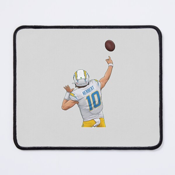 Item preview, Justin Herbert #10 Throwing Back designed and sold by EndZoneEmporium.