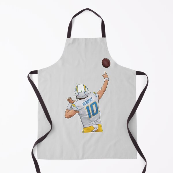 Item preview, Justin Herbert #10 Throwing Back designed and sold by EndZoneEmporium.
