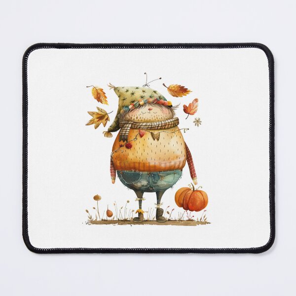Item preview, Cute Autumn Gnome with Pumpkin designed and sold by Gallory Hive.