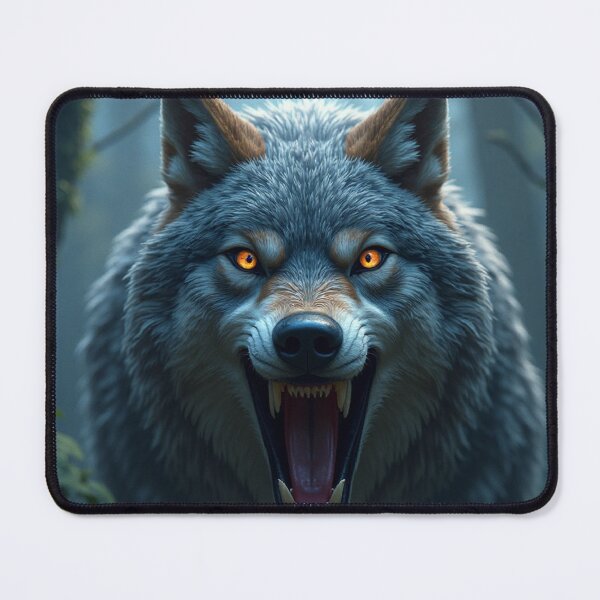 Item preview, an aggressive wolf designed and sold by La pensée sauvage.