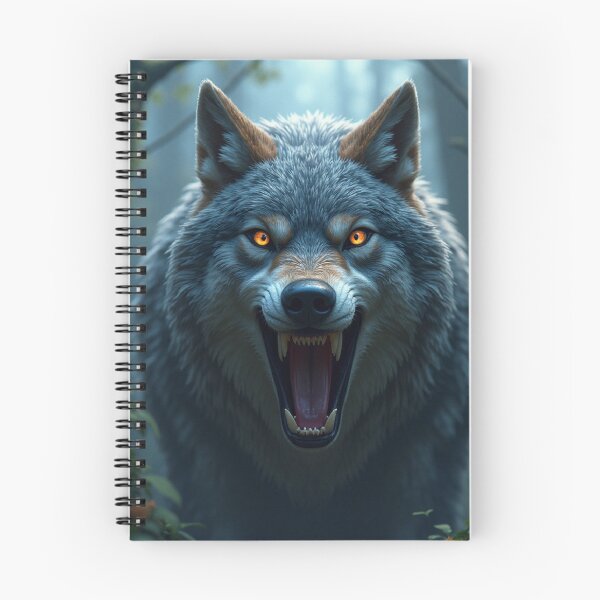 Item preview, an aggressive wolf designed and sold by La pensée sauvage.
