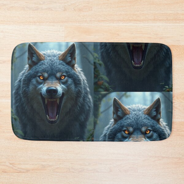 Item preview, an aggressive wolf designed and sold by La pensée sauvage.