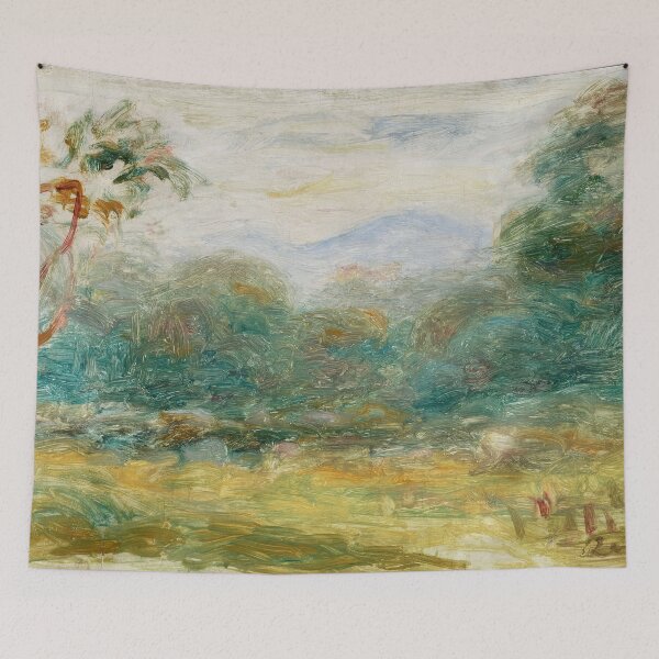 Item preview, Landscape From the South of France Cagnes Sur Mer by Pierre-Auguste Renoir: Impressionist Landscape Poster designed and sold by artofuniverse.