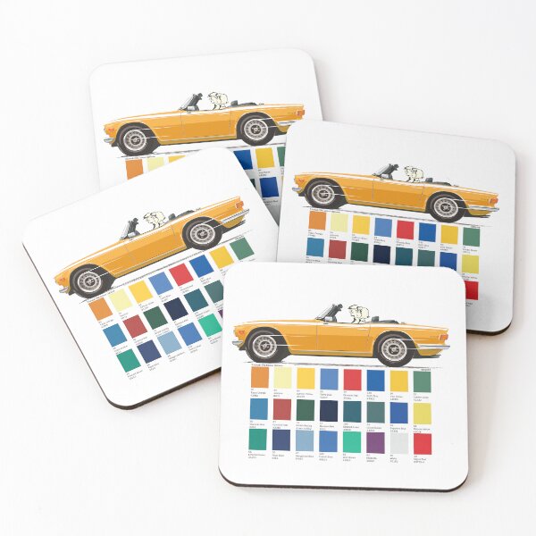 Item preview, Early UK spec TR6 in Topaz – plus other colour options designed and sold by Bigs66.