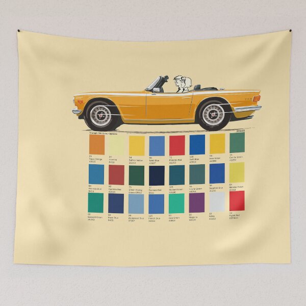 Item preview, Early UK spec TR6 in Topaz – plus other colour options designed and sold by Bigs66.