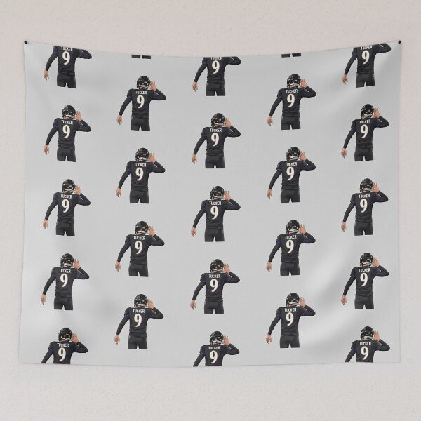 Item preview, Justin Tucker #9 Celebration designed and sold by EndZoneEmporium.