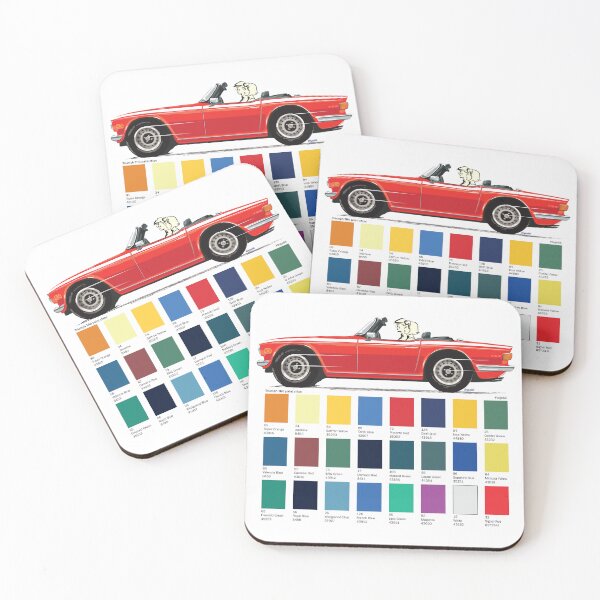 Item preview, Early UK spec TR6 in Signal Red – plus other colour options designed and sold by Bigs66.