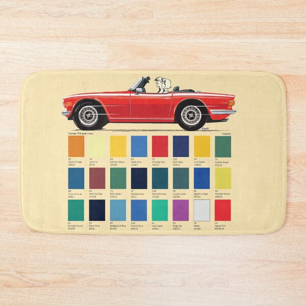 Item preview, Early UK spec TR6 in Signal Red – plus other colour options designed and sold by Bigs66.
