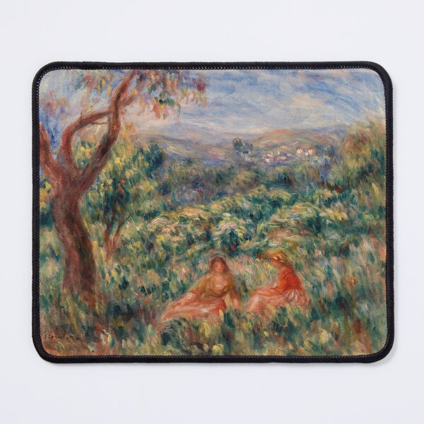 Item preview, Landscape Paysage by Pierre-Auguste Renoir: Impressionist Countryside Poster designed and sold by artofuniverse.