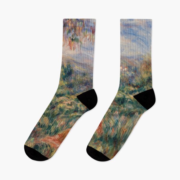 Item preview, Landscape Paysage by Pierre-Auguste Renoir: Impressionist Countryside Poster designed and sold by artofuniverse.
