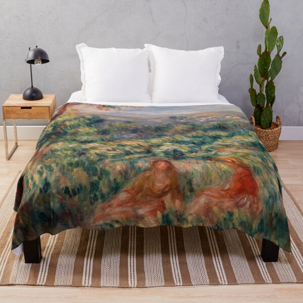 Item preview, Landscape Paysage by Pierre-Auguste Renoir: Impressionist Countryside Poster designed and sold by artofuniverse.