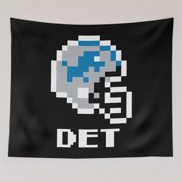 Item preview, Detroit Lions (Tecmo Super Bowl Football Helmet) designed and sold by marcocouto.