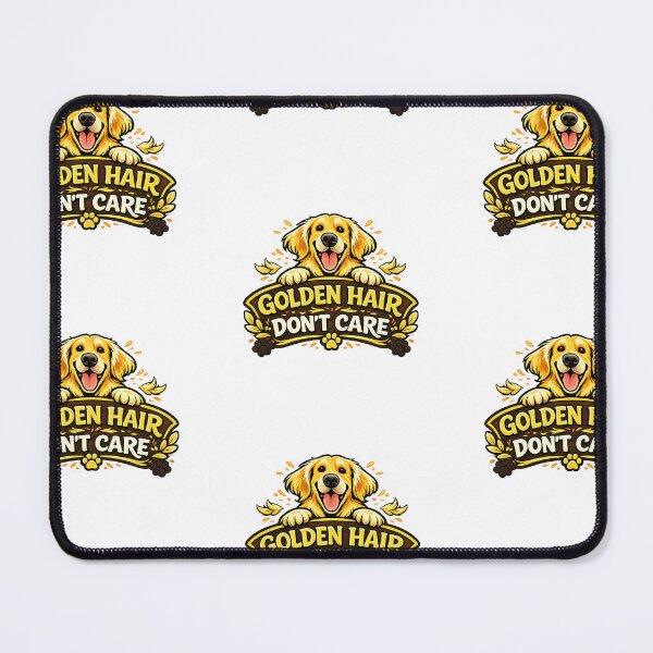 Item preview, Golden Hair Don’t Care Golden Retriever Gift designed and sold by WildVista.
