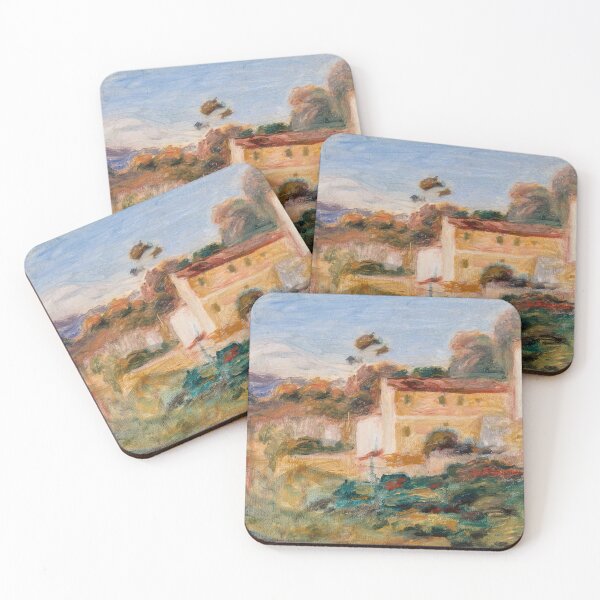 Item preview, Landscape Paysage by Pierre-Auguste Renoir: Sunlit Mediterranean Hillside designed and sold by artofuniverse.