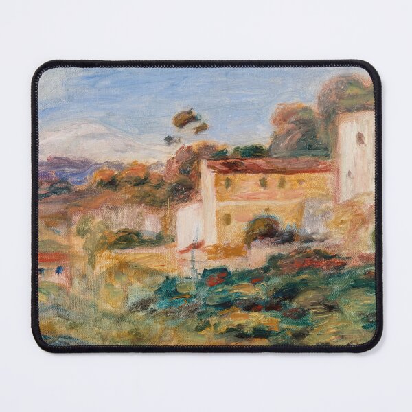 Item preview, Landscape Paysage by Pierre-Auguste Renoir: Sunlit Mediterranean Hillside designed and sold by artofuniverse.