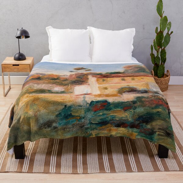 Item preview, Landscape Paysage by Pierre-Auguste Renoir: Sunlit Mediterranean Hillside designed and sold by artofuniverse.