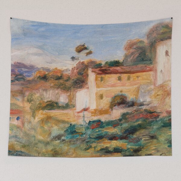 Item preview, Landscape Paysage by Pierre-Auguste Renoir: Sunlit Mediterranean Hillside designed and sold by artofuniverse.