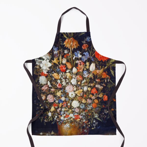 Item preview, Jan Brueghel Flowers in a Wooden Vessel Painting designed and sold by TheSoulOfArt.