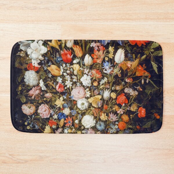 Item preview, Jan Brueghel Flowers in a Wooden Vessel Painting designed and sold by TheSoulOfArt.