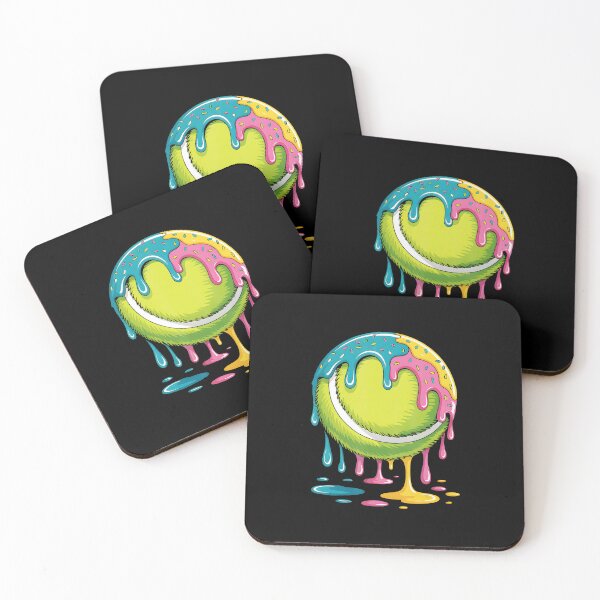 Item preview, Dripping Tennis Ball Graffiti Style Color Splash  designed and sold by WayTBeenkenArt.