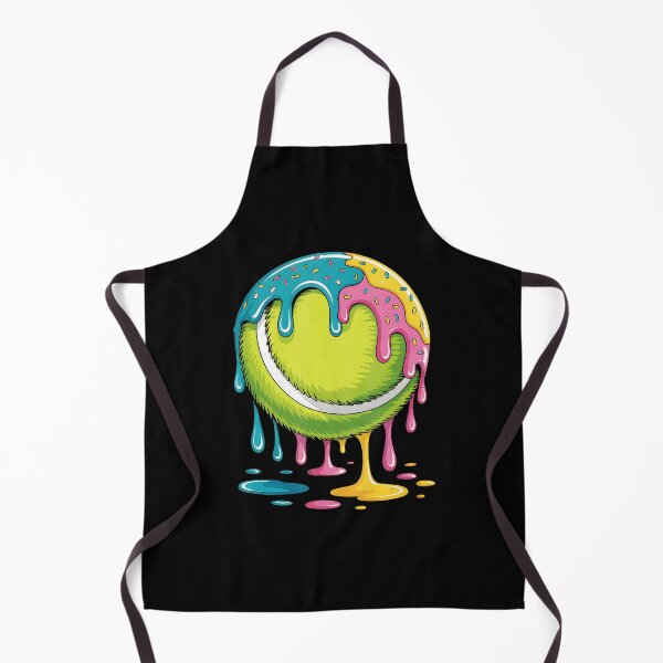 Item preview, Dripping Tennis Ball Graffiti Style Color Splash designed and sold by WayTBeenkenArt.