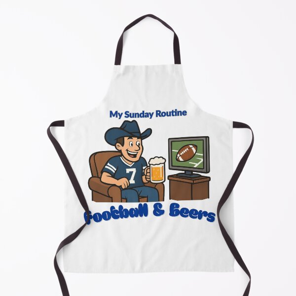 Item preview, Dallas Cowboys Sunday Routine Football and Beers Game Day T-Shirt designed and sold by ThatFootball12.
