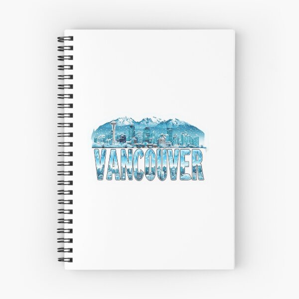 Item preview, Vancouver Snowbound Winter Skyline City Sticker designed and sold by Imaginarium of Chaos falcon88 .