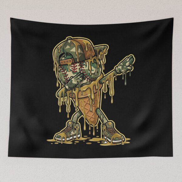 Item preview, Camo Melting Baseball Dab Streetwear designed and sold by KIROSALS.