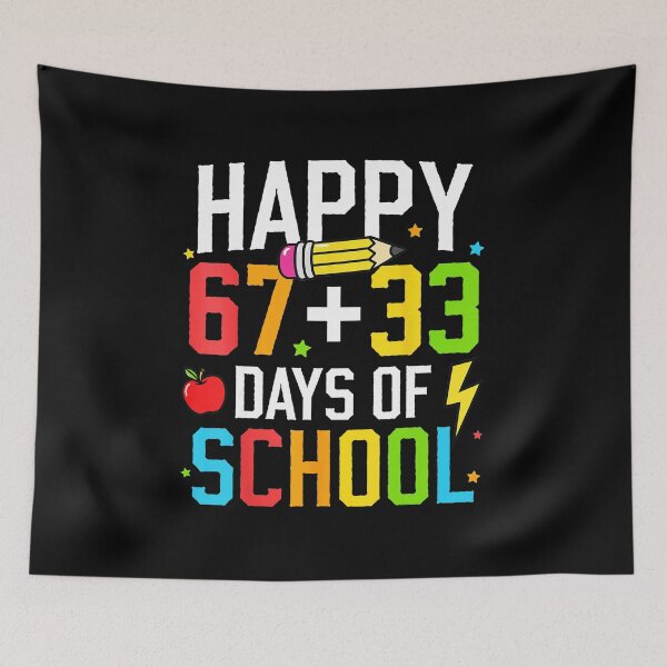 Item preview, Happy 67 Plus 33 Days Of School Funny Math Humor designed and sold by gladysenglish.