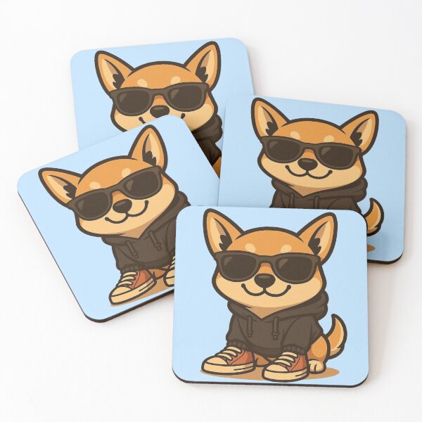 Item preview, Stylish Shiba Inu with Sunglasses and Sneakers designed and sold by Aloloco.