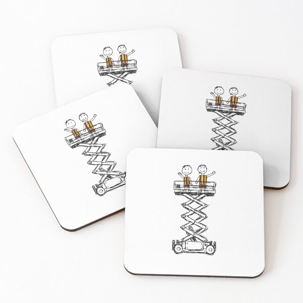 Item preview, Scissor Lift Shenanigans - Hawthorn Hawks designed and sold by mattdoesartgood.