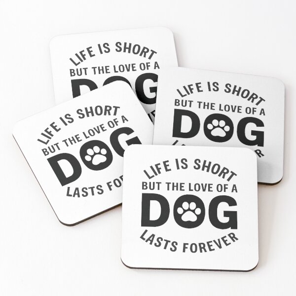 Item preview, Life Is Short But Dog Love Lasts Forever designed and sold by OwnYourMood.