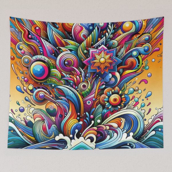 Item preview, Colorful Geometric Decorative Shapes – Abstract Pop Art designed and sold by Dogandesighn.