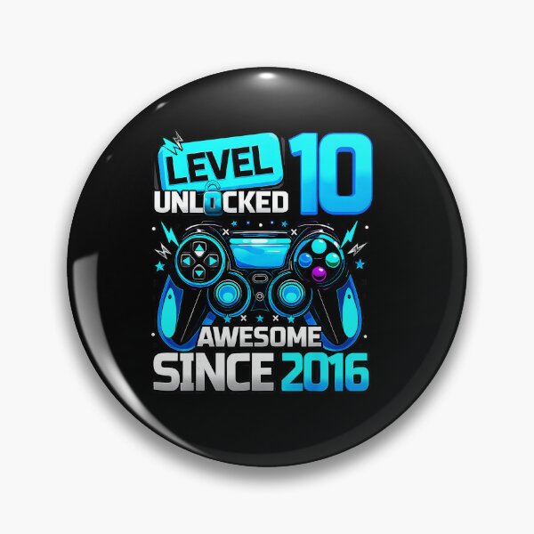 Item preview, Level 10 Unlocked Gamer Birthday Awesome Since 2016 Gaming  designed and sold by FGTV2021.