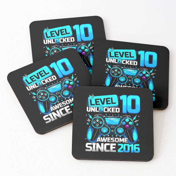 Item preview, Level 10 Unlocked Gamer Birthday Awesome Since 2016 Gaming  designed and sold by FGTV2021.