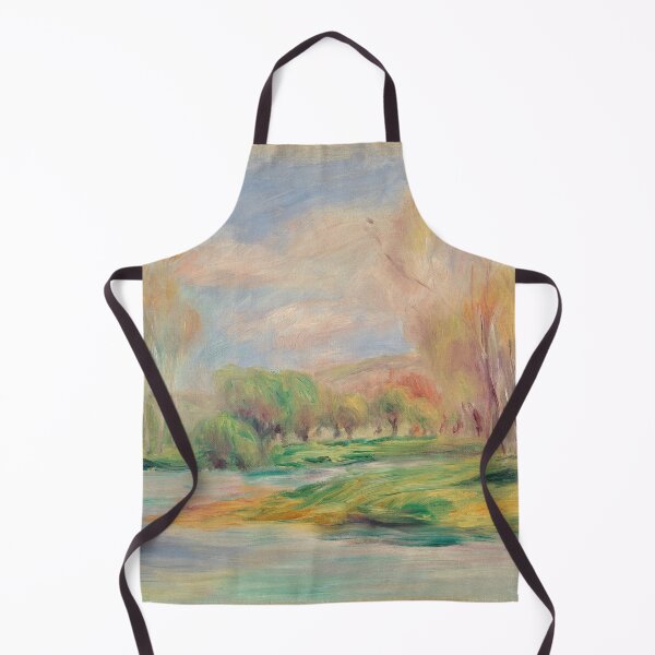 Item preview, Landscape Paysage II by Pierre-Auguste Renoir: Tranquil Impressionist Landscape Poster designed and sold by artofuniverse.