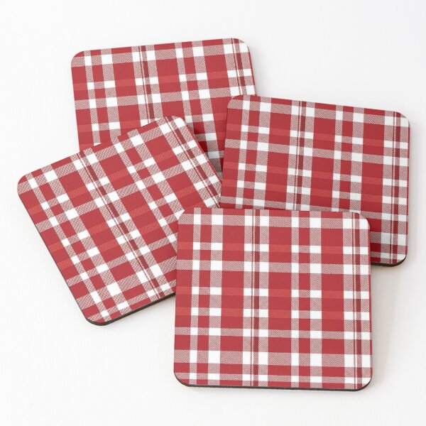 Item preview, Red White Gingham Plaid Pattern – Classic Picnic Checkered Seamless Farmhouse Cottagecore Fabric Design designed and sold by unique0703.
