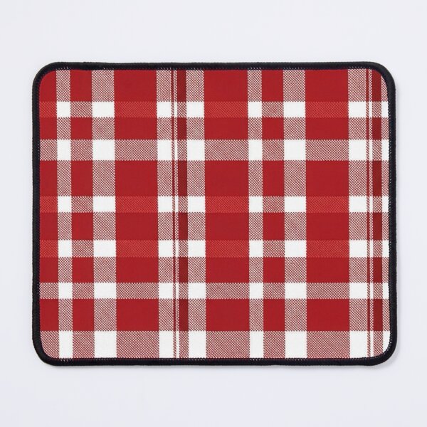 Item preview, Red White Gingham Plaid Pattern – Classic Picnic Checkered Seamless Farmhouse Cottagecore Fabric Design designed and sold by unique0703.