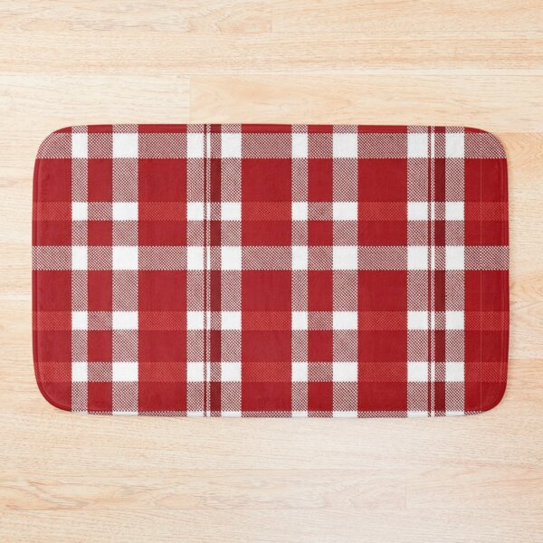 Item preview, Red White Gingham Plaid Pattern – Classic Picnic Checkered Seamless Farmhouse Cottagecore Fabric Design designed and sold by unique0703.