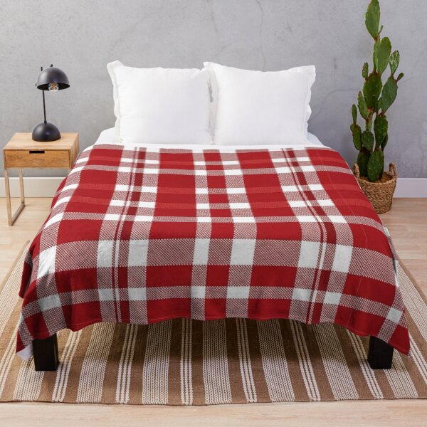 Item preview, Red White Gingham Plaid Pattern – Classic Picnic Checkered Seamless Farmhouse Cottagecore Fabric Design designed and sold by unique0703.