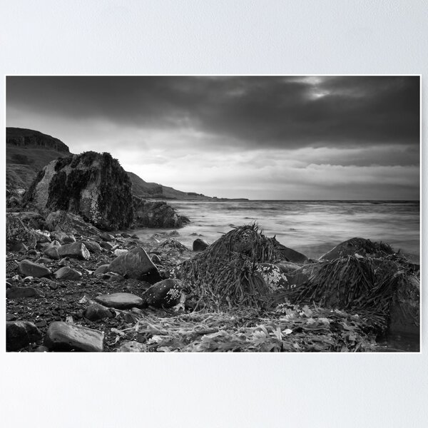 Foreboding Skies at Glendale BW Poster