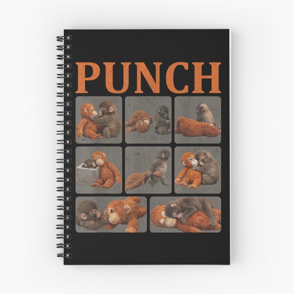 Item preview, Punch Monkey Meme Cute Monkey Plush Funny Humor designed and sold by Jone Cham.
