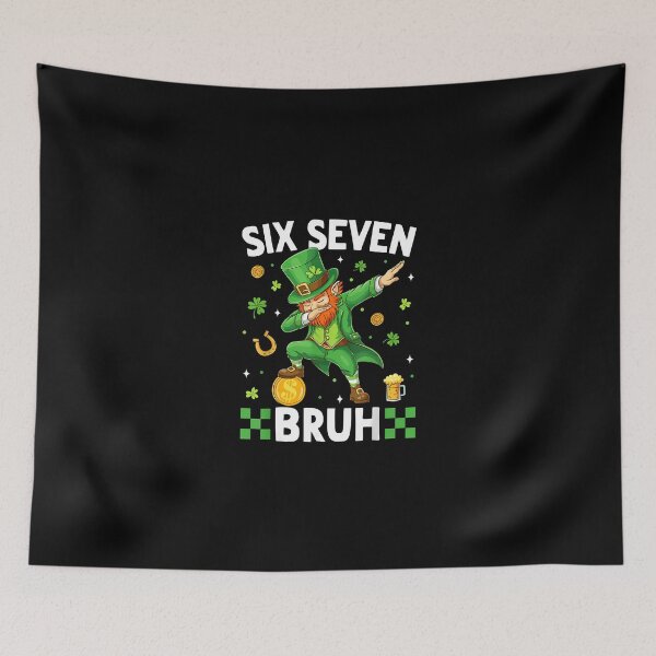 Item preview, Bruh 67 Six Seven 6 7 Meme Patricks Day Dabbing Leprechaun designed and sold by Intomindfood.