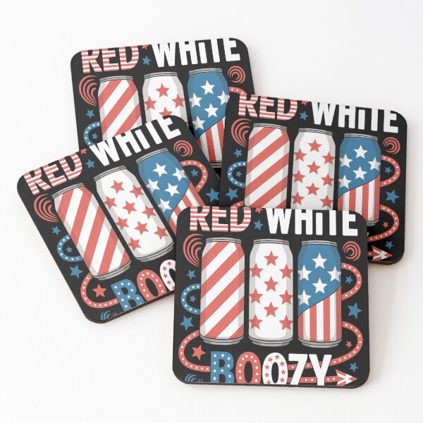 Item preview, Red White and Booze 4th of July Funny Drinking  designed and sold by CottonCandyPrin.