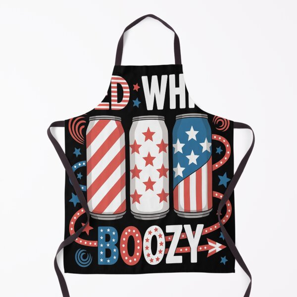 Item preview, Red White and Booze 4th of July Funny Drinking designed and sold by CottonCandyPrin.