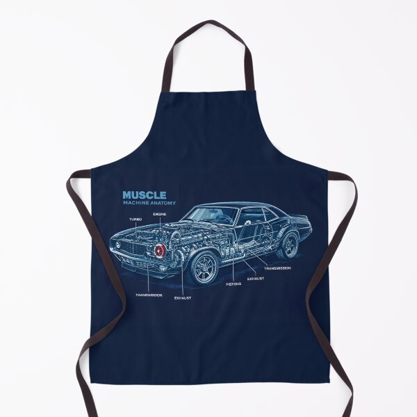 Item preview, Muscle Machine Anatomy Blueprint - Vintage Car designed and sold by SidTastic .